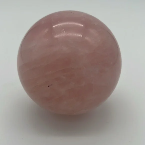 Rose Quartz Pink Sphere - ~ 2.25 lbs - Picture 9 of 10